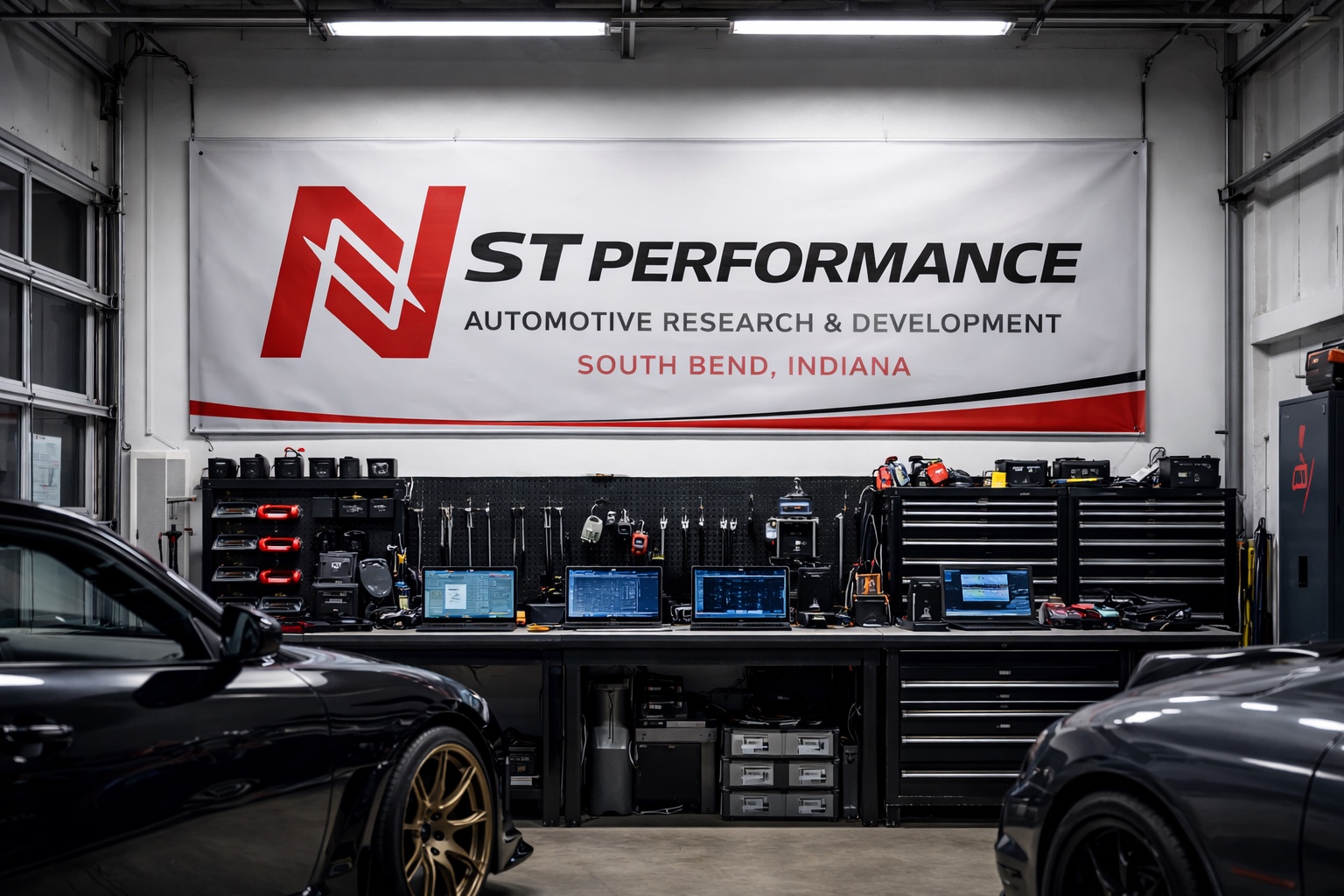 NST Performance white banner